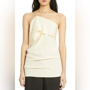 SPORTMAX  SILK asymmetric blouse